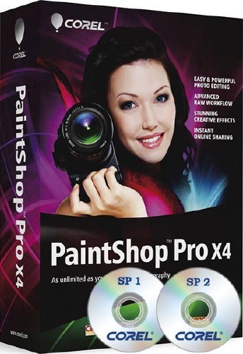 Corel PaintShop Pro X4 + SP1 + SP2 14.2.0.1
