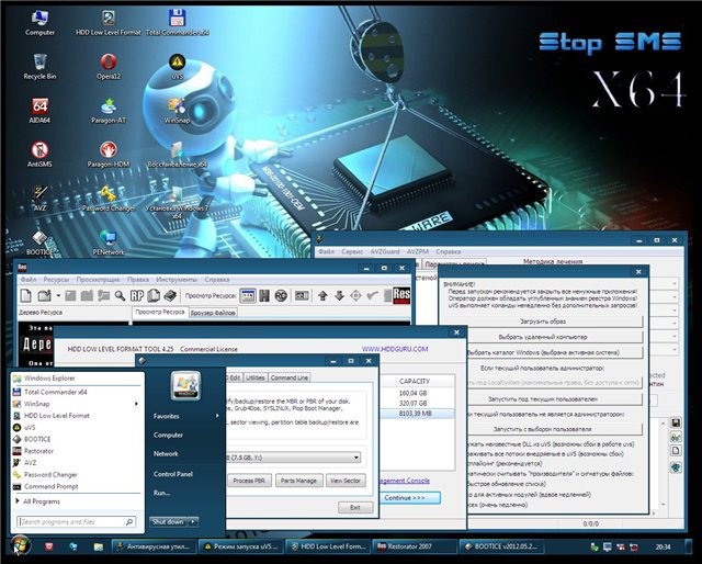 Stop SMS Live CD/USB x64 by Core-2 v.2.10.1