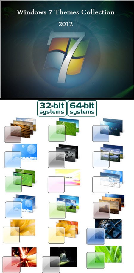 Windows 7 Themes Collection 2012 (x86/x64)