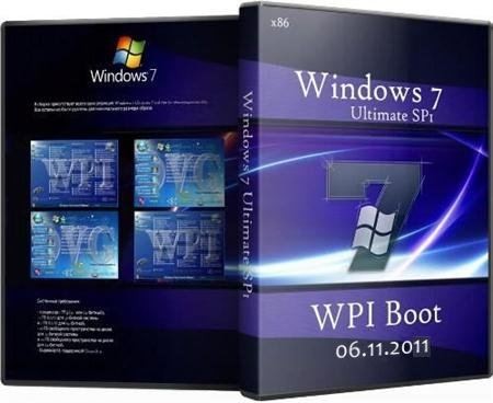 Microsoft Windows 7 Ultimate Ru x86 SP1 WPI Boot OVG 06.11.2011 (RUS)