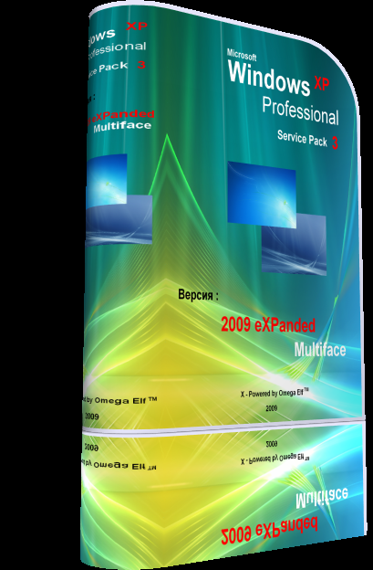 Windows XP Service Pack 3 (2009 Green-Yellow Final eXPanded Multiface by Omega Elf) []