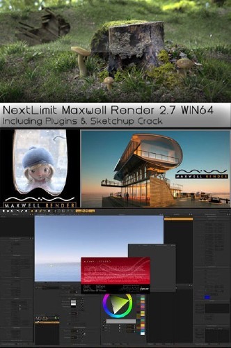 NextLIMIT Maxwell Render 2.7.10 (x86x64) With Plug-ins Incl Crack