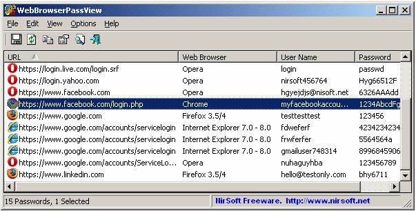 WebBrowserPassView 1.30 Rus