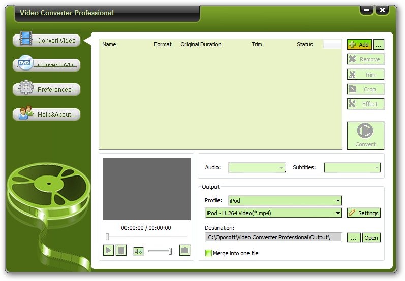 OpoSoft Video Converter Professional v7.30