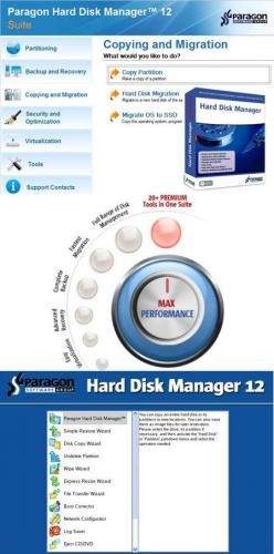 Paragon Hard Disk Manager 12 Professional Bootable with Server 11 (+ Add-ons)
