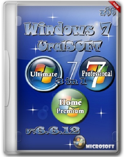 Windows 7x86 UralSOFT 3 in 1 v.6.6.12 (2012/Rus)