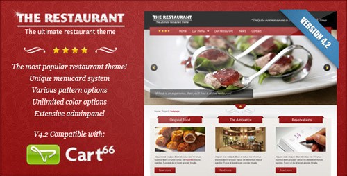ThemeForest - The Restaurant v4.2 for Wordpress 3.x
