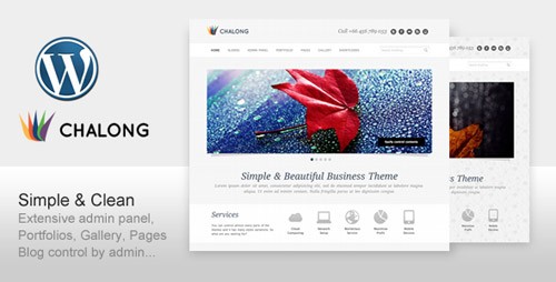 ThemeForest - Chalong v1.6 - Simple and Clean for Business Portfolio