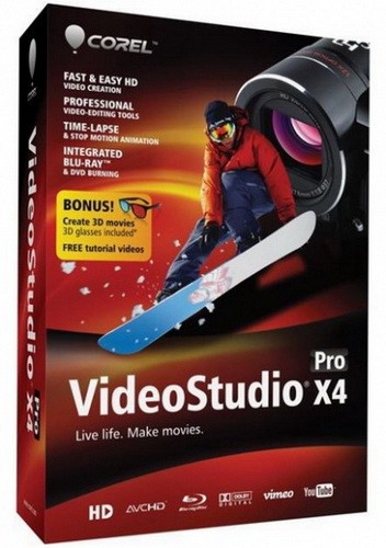 Corel VideoStudio Pro X4 14.1.0.107 + бонус-контент и видеоуроки [2011/1.15Gb]