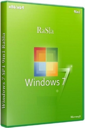 Windows 7 SP1 9in1 RaSla v.1.4 (x86/x64/2012/RUS)