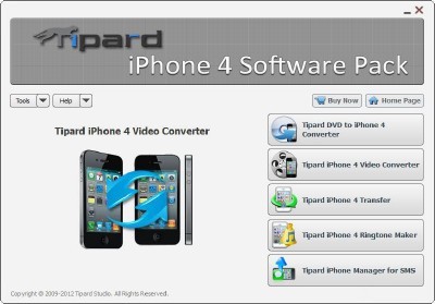 Tipard iPhone 4 Software Pack Ver.6.1.32.8184