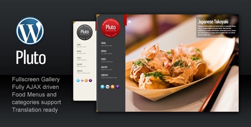 ThemeForest - Pluto Fullscreen Cafe and Restaurant v1.1