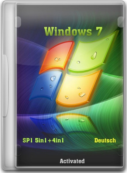 Windows 7 SP1 5in1+4in1 Deutsch (x86/x64) 07.03.2012