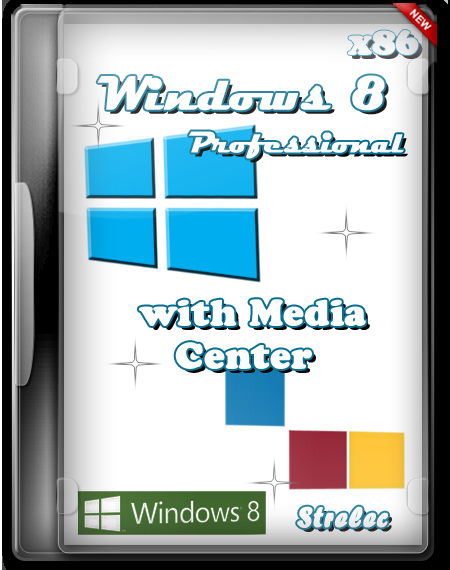 Windows 8 Professional with Media Center x86 Strelec (2012/RUS)