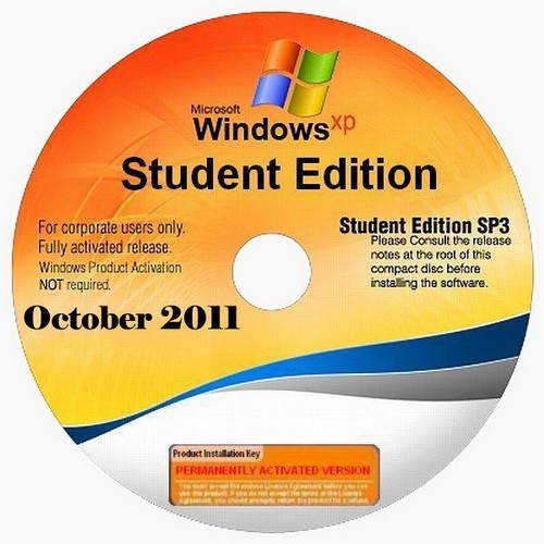 Microsoft Windows XP SP3 Corporate Student Edition November 2011 (ENG/RUS)