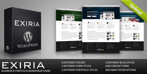 ThemeForest - Exiria Portfolio and Business Wordpress Theme - Retail (reuploaded)