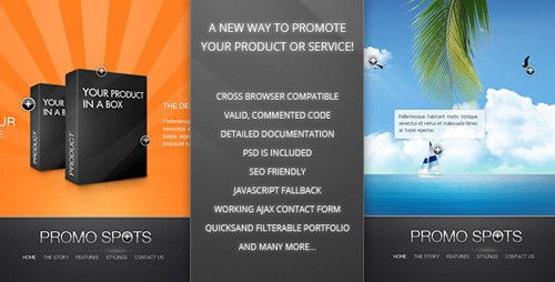 ThemeForest - Promo Spots - XHTML Template - RiP