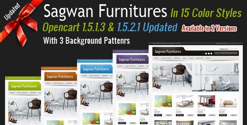 ThemeForest - Sagwan Furniture's Theme updated 09.03.2012 for OpenCart 1.5.2.1