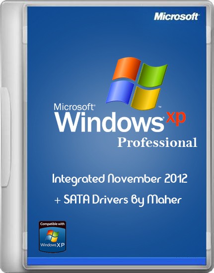 Windows XP Professional SP3 Integrated November 2012 + SATA Drivers By Maher (х86/RUS/2012)