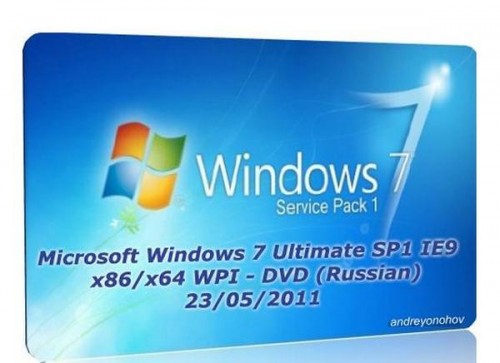 Microsoft Windows 7 Ultimate SP1 IE9 x86/x64 WPI - DVD (Russian) 23/05/2011