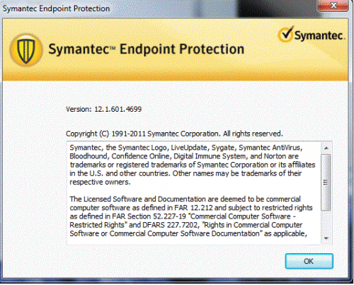 Symantec Endpoint Protection 12.1.601.4699