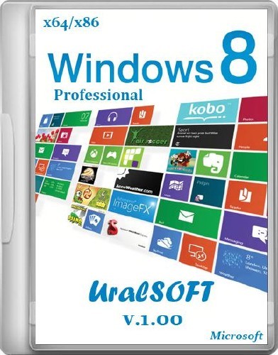 Windows 8 Professional UralSOFT v.1.00 (x86/x64/2012/RUS)