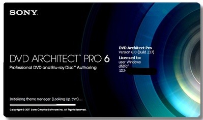 Sony DVD Architect Pro 6.0 build 237 [2012, ML+RUS]