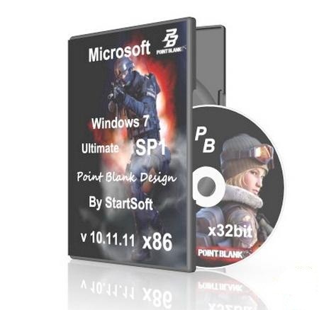 Windows 7 Ultimate SP1 x32 Point Blank By StartSoft