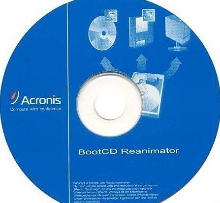 Acronis Boot CD Sergei (Rus/360 Mb)